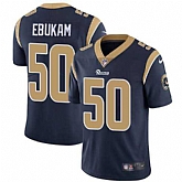 Nike Men & Women & Youth Rams 50 Samson Ebukam Navy NFL Vapor Untouchable Limited Jersey,baseball caps,new era cap wholesale,wholesale hats